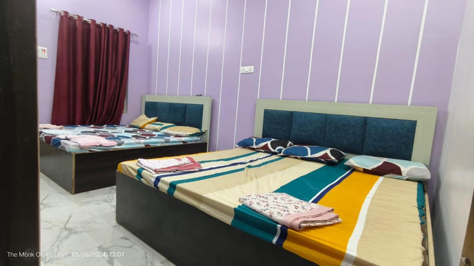 Shree Ayodhya Dham Guest House 300 Meter From Sri Ram Temple Free Pick Up , Drop , Breakfast & Wifi Buitenkant foto